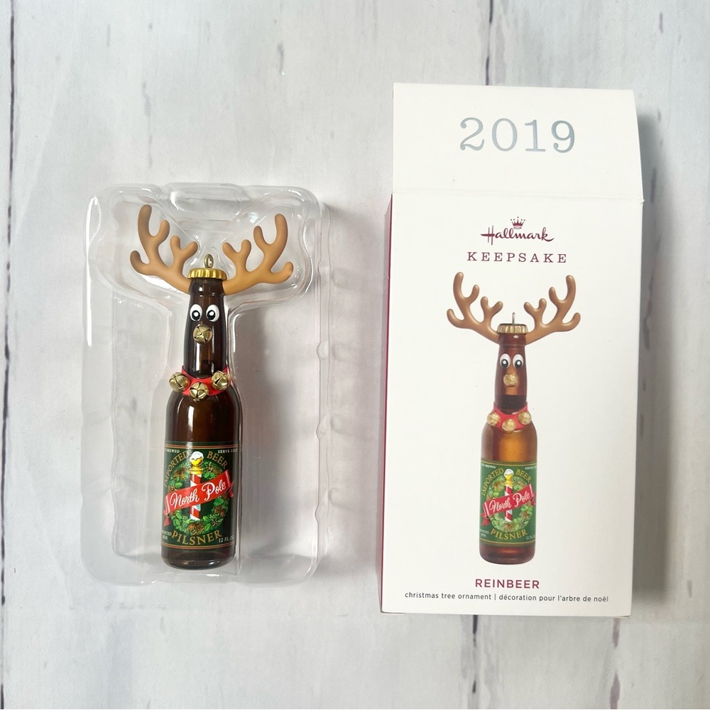 Hallmark Keepsake Ornament 2019 REINBEER North Pole Pilsner Beer